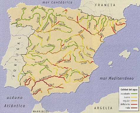 Figura 11-2 > Mapa de calidad de los ros