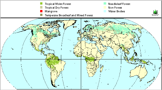 Figura 12-1 > Pulse aqu para ver el mapa de distribucin de bosques en el mundo