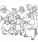 bible coloring sheet