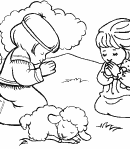 christian coloring page