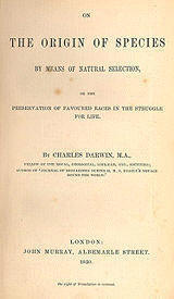 Portada de El Origen de las Especies