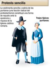 Trajes tpicos puritanos