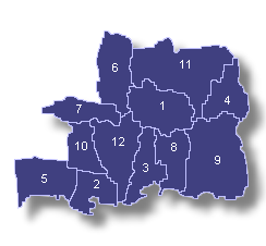 Mapa del Distrito Senatorial de Ponce