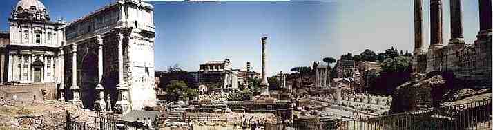 Vista del Foro romano desde el Tabularium Vista del Foro romano desde el Tabularium