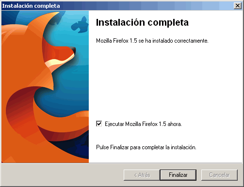 Firefox - Instalación - Instalación completa Firefox - Instalación - Instalación completa