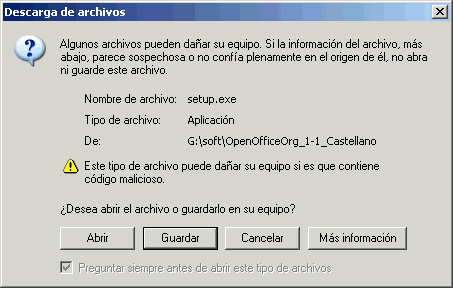 Instalacion de programas del CD en IE 6 - Ejecutar este programa Instalacion de programas del CD en IE 6 - Ejecutar este programa