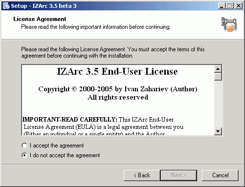 IZArc - Instalación - Paso 2 IZArc - Instalación - Paso 2