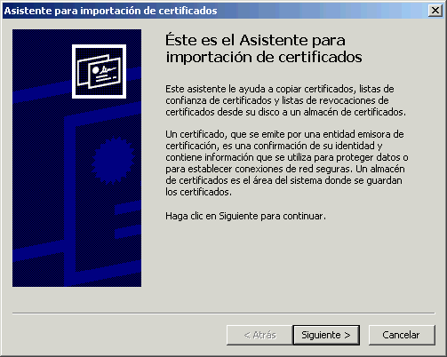 CorreoCV - Certificados - Asistente - Paso 1