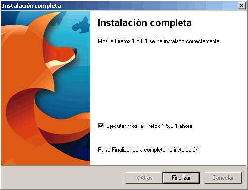 Firefox - Instalación - Instalación completa Firefox - Instalación - Instalación completa