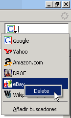 Firefox 1.5 - Utilización - Barra de búsqueda - 3 Firefox 1.5 - Utilización - Barra de búsqueda - 3