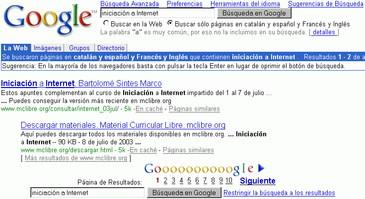 Google - Resultados de la búsqueda Google - Resultados de la búsqueda