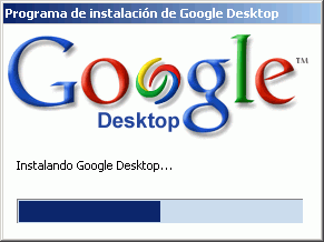 Google Desktop - Instalación en marcha Google Desktop - Instalación en marcha