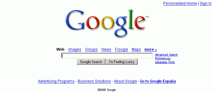 Google - Pagina de inicio en Google USA Google - Pagina de inicio en Google USA