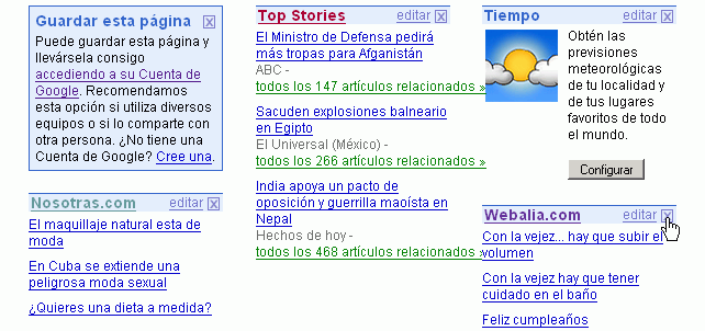 Google - Eliminar un elemento Google - Eliminar un elemento
