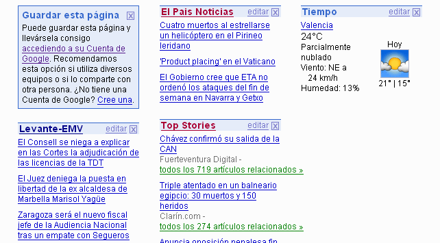 Google - Elemento añadido Google - Elemento añadido