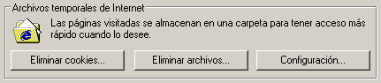 Internet Explorer 6.0 - Borrar Archivos temporales de Internet 1 Internet Explorer 6.0 - Borrar Archivos temporales de Internet 1