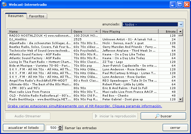 onlineTV - Escogiendo emisora onlineTV - Escogiendo emisora