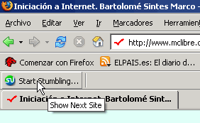 StumbleUpon - Barra de herramientas StumbleUpon - Barra de herramientas