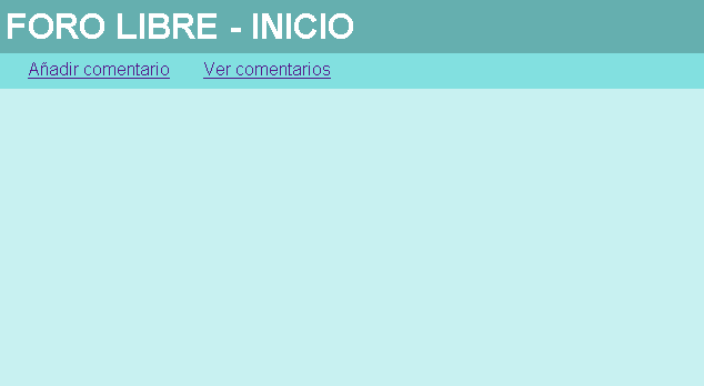 Foro - Presentaci�n