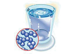 La materia tiene tres estados: solido, lquido y gaseoso