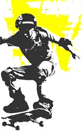 foto de un skateboarder