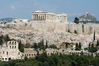 Vista de la Acrpolis de Atenas