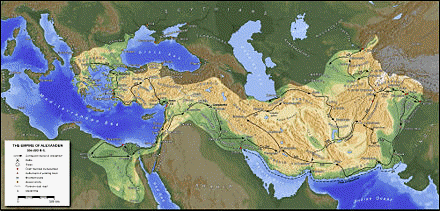 Extensin del imperio de Alejandro Magno