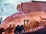 Animales entrando al Arca. Copyrighted.