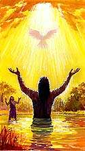 Jesus' Baptism. Copyrighted.