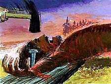 Nailing Jesus. Copyrighted.