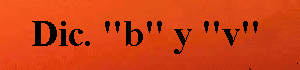 Dictado "b" y "v"